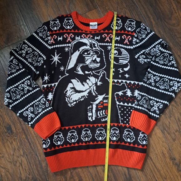 Star Wars Darth Vader Novelty Ugly Christmas Sweater Men's Size XL Party Holiday - Picture 9 of 10